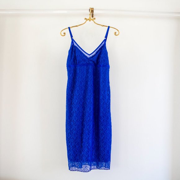 LULUS EXCLUSIVE!  Cobalt Lace Dress NWT - Picture 4 of 6